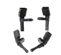 Clynex Sensor de velocidad rueda delantera, trasera, izquierda y derecha for VW, 7H0927803, 7H0927804, 1K0927808, 1K0927807 Sensor de velocidad del cigüeñal del motor(BLACK Front Rear Set)