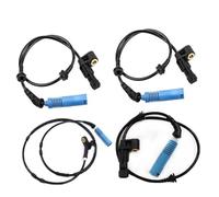 Clynex Sensor de velocidad rueda delantera y trasera for, E46, 316, 318, 320, 330, Z4, E85, E86, 34526752681, 34526752682, 34526752683 Sensor de velocidad del cigüeñal del motor(BLACK 4PCS)