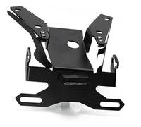 Clynex Soporte para matrícula de Motocicleta Soporte de Placa matrícula, Kit eliminador Guardabarros Trasero ordenado, para X-ADV750 Xadv 750 2021 2022 2023 2024 2025(Black with Light)