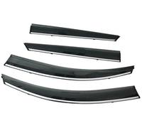 Clynex Sun Wind Rain Shield, for Hyundai, Santafe 2006 2007 2008 2009 2010 2011 2012 2013 2014 Viseras de ventilación deflectoras de Viento for Ventana Lateral de Coche Visera para ventanilla Lateral
