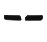 Clynex Tapa de Boquilla rociadora for lavaparabrisas de Faro Delantero, Color Gris y Negro, for, for Mitsubishi, Pajero V97 V93 Montero 8264A027 8264A028 Tapa de la Boquilla del lavafaros(Black Set)