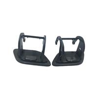 Clynex Tapa de la boquilla del lavafaros delantero for, Serie 7 2009-2012 F01 F02 750i 760Li RH 51117210882 LH 51117210881 Cubierta de la boquilla del lavafaros(Black 2PCS LEFT AND RIGHT)