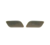 Clynex Tapa de la cubierta del rociador boquilla lavafaros delantero for Lexus, LX570 2008-2013 85045-60040 85044-60130 Cubierta de la boquilla del lavafaros(Black CAP SET)