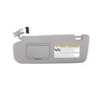 Clynex Visera Solar Lateral for Coche con Espejo, Conjunto de Visera Solar Gris con Bloqueo UV 852013k010qd de Repuesto, for Hyundai, Sonata 2006-2008 Reemplazo de Parasol para Coche(Grey Left)