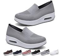 CLYQUE Women's Orthopedic Sneakers, Zapatillas OrtopéDicas para Mujer, Zapatillas Deportivas con Plataforma Elástica y Malla para Mujer, para Ponerse de pie, Correr, Caminar, Trabajar