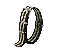 CLywdp Correa de repuesto de tela de nailon de 18/20/22 mm, accesorios deportivos al aire libre, ajustable, liberación rápida, 22mm, Nailon, No es una piedra preciosa