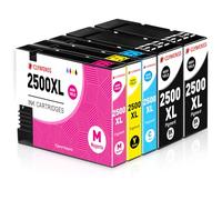 Clywenss 2500XL Cartuchos de impresora compatibles con Canon PGI-2500XL 2500 XL Multipack para Maxify MB5150 MB5450 MB5455 MB5350 iB4150 MB5155 iB4050 MB5050, pack de 5