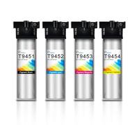 Clywenss 4 cartuchos de tinta compatibles con Epson T9451 T9452 T9453 T9454 | Epson WorkForce Pro WF-C5710 WF-C5790 WF-C5210 WF-C5290 WF-C5710DWF C5790DWF C5210DW C5290DW Cartuchos de tinta, 5000 páginas
