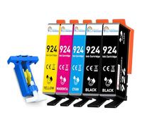 CLYWENSS 924 Cartuchos de impresora compatibles con HP OfficeJet Pro 8122e 8120e 8120 8132e 8124e 8125e 8130e 8134e 8135e 8138e 8139e 8122 8123 8125 8128 8130 8130 8139e 8122 8123 8125 8130 8130 2 813