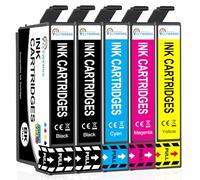 Clywenss Cartuchos de tinta 405 XL compatibles con Epson 405XL Multipack para WorkForce Pro WF-4820 WF-3820 WF-7310 WF-7830 WF-7840 WF-4830 WF4820 WF3820 WF7310 WF7830 WF7840 WF7840 4830 Impresora