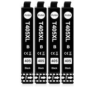 Clywenss Cartuchos de tinta compatibles 405XL negro con Epson 405 XL para Workforce Pro WF-4830DTWF WF-4830 WF-4820 WF-3825 WF-3820 WF-4825 WF-7840 WF-4820DWF WF-3825DWF 3820DWF 4825DWF cartuchos
