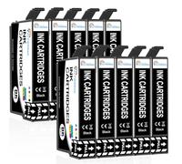 Clywenss Cartuchos de tinta compatibles para Epson Expression Home XP-3200, XP-2205, XP-4200, XP-3205, XP-2200, XP-4205, Workforce WF-2910, WF-2930, WF-2935, WF-2950, 10 unidades, color negro