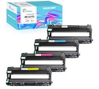 Clywenss DR-241CL Tambor compatible con Brother DR241CL DR241 D241 Tambor Kit para DCP-9015CDW 9020CDW 9022CDW HL-3140CW 3142CW 3150CDN 3150CDW 3170CDW MFC-9130CDN 9140CDN 9330CD. W 9340CDW - Pack de