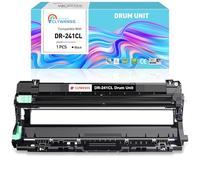 Clywenss DR-241CL Tambor compatible con Brother DR241 R241 D241 Tambor Kit para DCP-9015CDW 9020CDW 9022CDW HL-3140CW 3142CW 3150CDN 3150CDW 3170CDW MFC-9130CDN 9140CDN 9330CD. W 9340CDW 1-Black