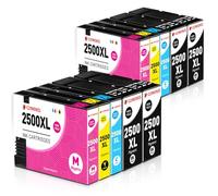 Clywenss Pack de 10 cartuchos de tinta compatibles con Canon 2500 XL
