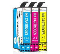 Clywenss Pack de 3 cartuchos de tinta compatibles con Epson 405 XL CMY | Cartuchos Epson Workforce Pro WF-4820 WF-4830 WF-3820 WF-3825 WF-4825 WF-7840 WF-7830 WF 4830DTWF 4820DWF 3820DWF 3825DWF