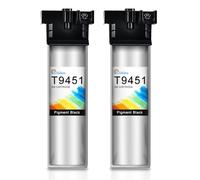 CLYWENSS T9451 Cartuchos de Impresora Negro Compatible con Epson T9451 para WorkForce Pro WF-C5210 WF-C5290 WF-C5710 WF-C5790 WF-C5210DW WF-C5290DW WF-C5710DWF WF-C5790DWF WFC5210 WFC5290 Cartucho en