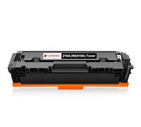 Clywenss Tóner 216A con chip compatible con cartucho de tóner HP 216 A, 1 | HP Color LaserJet Pro MFP M183fw M182n M182nw M155a M155nw M183 M182 M155 W2410A W2411A W2412A W2413A 1 Negro