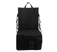 CLZothique Cojín de Asiento para Estadio con Respaldo, cojín portátil Plegable para Exteriores para gradas, césped y Eventos Deportivos, Asiento Acolchado Duradero con Bolsillo de Red de Alma