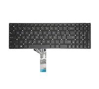 CLZothique Teclado de Repuesto para portátil, 102 Teclas para X551, X554, X503M, Y583L, F555, W519L, A555, K555L, Teclado Negro de ABS y aleación de Aluminio con una Vida útil de 5 Millo