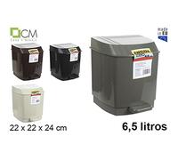 Cm 202574 Papelera Bað¡O Colores Nuevos Con Pedal 6 Litros