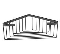 CM Bath Jabonera Rinconera Brillo, Metal, Cromo Brillante, 22.1x22.1x72 cm