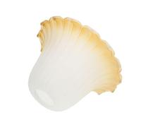 Cm Decorativos Frosted Glass Ceiling Lamp Shade: Replacement Bell Shaped Glass Shades Chandelier Light Cover Modern Lampshade for Living Room Bedroom 18X11. 5 Candelabros