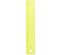 Cm Diseños de plástico Add-a-Quarter ruler-6-inch