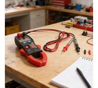 CM81 Clamp Meter Auto Range 6000 Cuenta LCD LED Alarma Luz Detección De Voltaje Sin Contacto Para Pruebas Industriales Eléctricas