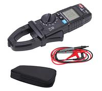 CM83A Pinza amperimétrica digital - Multímetro de 600 A y 600 V con medición de valor efectivo real de 6000 cuentas - Probador de voltaje de pantalla dual LCD de alta definición