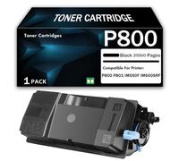 CMADJT Cartucho de tóner Compatible Ricoh P800 (418478) con Chip; Apto para impresoras multifunción Ricoh P800, P801, IM550F e IM600SRF; Alto Rendimiento de 25.500 páginas,Black-1Pack