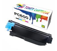 CMADJT Cartuchos de tóner compatibles de Alta Capacidad PC600 para Impresora Ricoh PC600 (408314 Negro, 408315 Cian, 408316 Magenta, 408317 Amarillo), impresión nítida,Cyan-1Pack