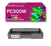 CMADJT Juego de Cartuchos de tóner de Alta Capacidad PC300W MC250FW con Cartucho de Tinta con Chip, Repuesto para impresoras Ricoh PC300W, PC301W, PC311W, MC250FW, MC250FWB y MC251FW,Magenta-1Pack
