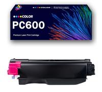 CMADJT Juego de Cartuchos de tóner de Alta Capacidad PC600 con Chip, Cartuchos de Tinta de Repuesto 408314, 408315, 408316 y 408317 para Impresora multifunción Ricoh PC600,Magenta-1Pack