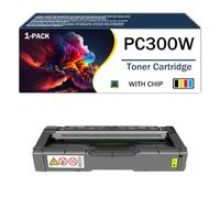 CMADJT Paquete Combinado de Cartuchos de tóner de Alto Rendimiento PC300W MC250FW, Repuesto para impresoras Ricoh de Las Series PC300W, PC301W, PC311W, MC250FW, MC250FWB y MC251FW,Yellow-1Pack