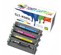 CMADJT Tóner de Repuesto CLT-K505L para impresoras Proxpress SL-C2620DW, SL-C2670FW y SL-CC2680FX. Compatible con los Modelos CLT-K505L, CLT-C505L, CLT-M505L y CLT-Y505L,4Color-1Pack