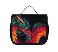 Cmagnifico 111Cute Sloth - Neceser colgante para viajes, negocios, vacaciones, Dragón chino, 22.5x18.5cm