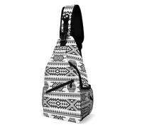 Cmagnifico Bolsa cruzada, bolsa de pecho de pollo de colores extraños, bolsa bandolera para viajes, compras, deportes, Nativo americano, 38x20cm