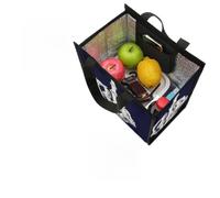 Cmagnifico Bolsa de almuerzo grande plegable impermeable con aislamiento de calavera de dedo medio, bolsa de almuerzo para el trabajo, picnic, viajes
