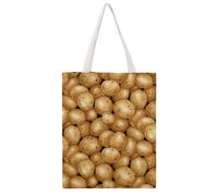 Cmagnifico Bolsa de lona con cabeza de calavera de gato, tablero de bruja, bolso de mano gótico negro, bolsa de hombro para mujer, trabajo diario, Patatas frescas, 38x46cm