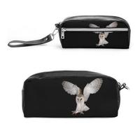 Cmagnifico Estuche de cuero para lápices, bolsa de papelería para oficina y escuela, bolsa de viaje de negocios o caja de herramientas pequeña, bolsa de maquillaje, Estilo:, 20*10*5.5cm, Estuche para