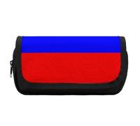 Cmagnifico Estuche de doble capa, bolsa de papelería con bandera rusa utilizada como estuche para lápices para oficina y escuela, bolsa de viaje de negocios o caja de herramientas pequeña, bolsa de