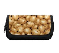 Cmagnifico Estuche de doble capa, bolsa de papelería de patatas frescas utilizada como estuche para lápices para oficina y escuela, bolsa de viaje de negocios o caja de herramientas pequeña, bolsa de