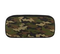 Cmagnifico Estuche de poliuretano, bolsa de papelería de camuflaje militar utilizada como estuche para oficina y escuela, bolsa de viaje de negocios o caja de herramientas pequeña, bolsa de