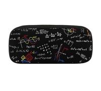 Cmagnifico Estuche de poliuretano para lápices, matemáticas lineales, educación, papelería, se utiliza como estuche para oficina y escuela, bolsa de viaje de negocios o caja de herramientas pequeña,