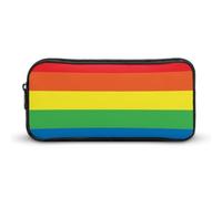 Cmagnifico Estuche para lápices, bolsa de papelería Rainbow Peace LoveStationery utilizada como estuche para oficina y escuela, bolsa de viaje de negocios o caja de herramientas pequeña, bolsa de
