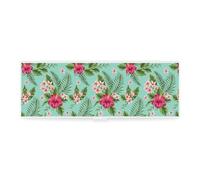 Cmagnifico Estuche para lápices, diseño de hojas tropicales hawaianas, caja de papelería simple, 19,5 x 6,8 x 3 cm, Estilo:, Talla única, Estuche para lápices