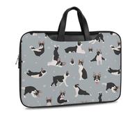 Cmagnifico Funda de piel para laptop, fundas para laptop Boston Terrier Dog