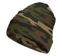 Cmagnifico Gorro de punto con bandera transgénero, gorro térmico suave y elástico para hombres y mujeres, Camuflaje militar, Talla única