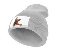 Cmagnifico Gorro de punto, diseño de pata de bulldog francés y perro, gorro para invierno, para hombre y mujer